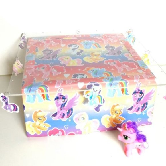 12" Square My Little Pony Inspired Cake Stand - Picture 2 of 4